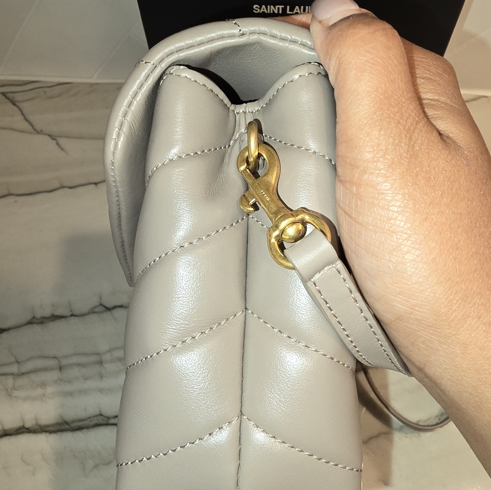 YSL Toy Lou Lou Leather Shoulder Bag - Picture 4 of 14